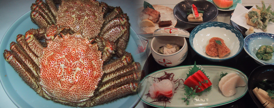 会席コース｜毛がに